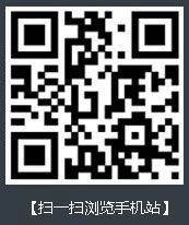 扫一扫，浏览手机站